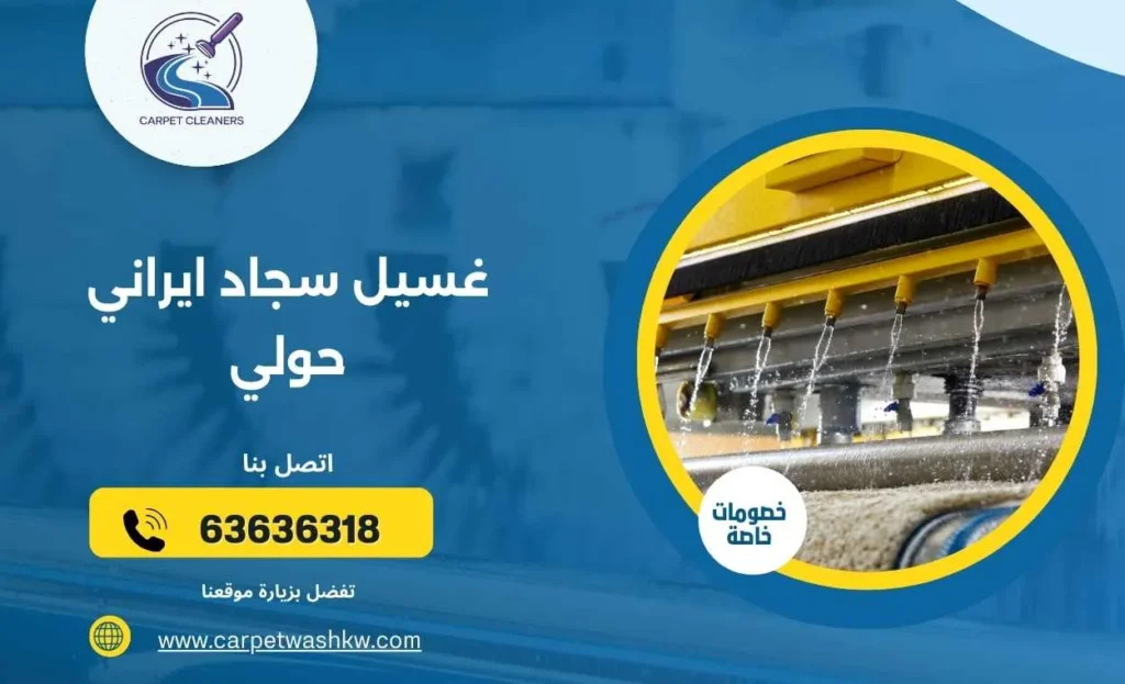 غسيل سجاد ايراني حولي 63636318 خصم 5% على التنظيف بالبخار
